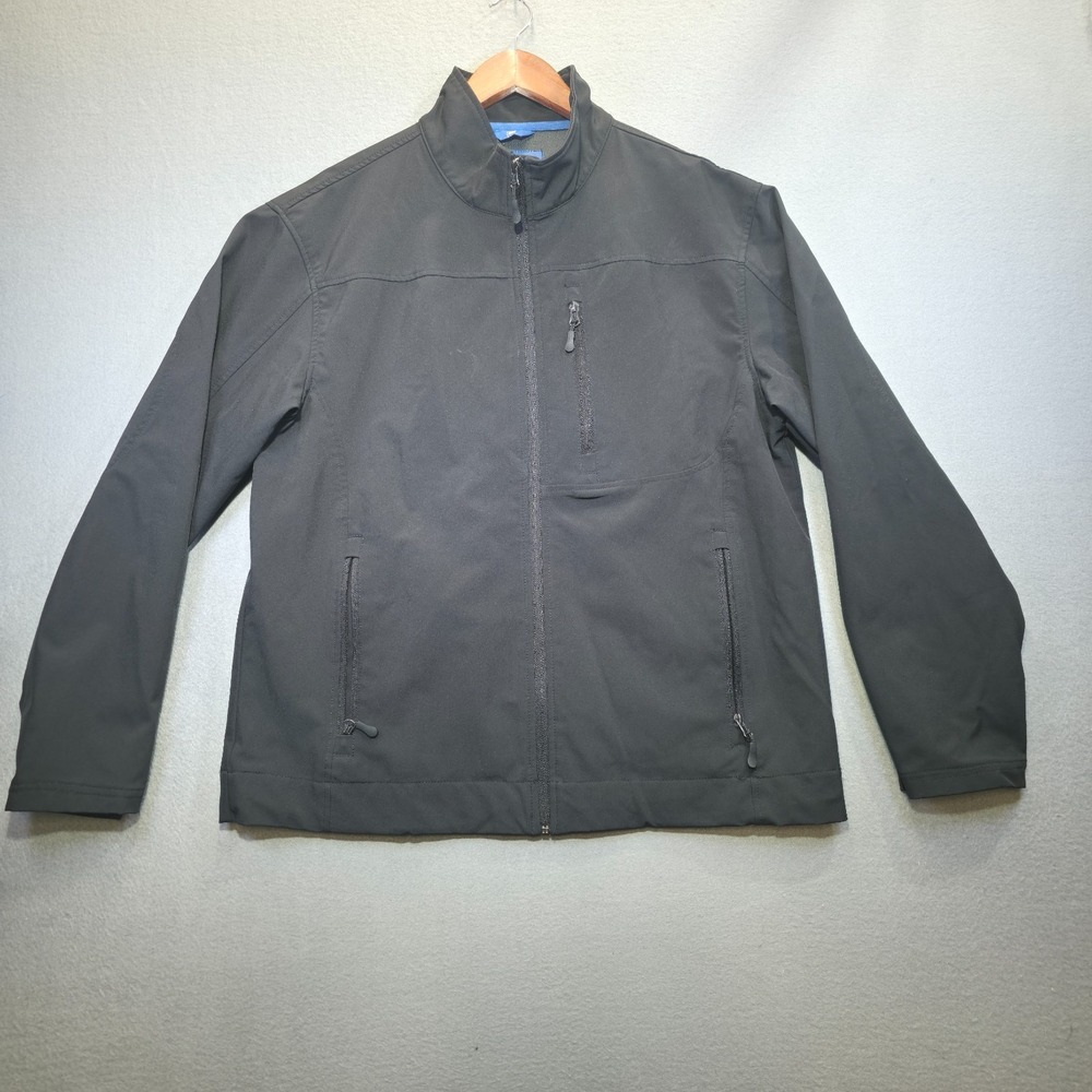 Hydro-Shell Men's Black Full Zip Jacket Size Large